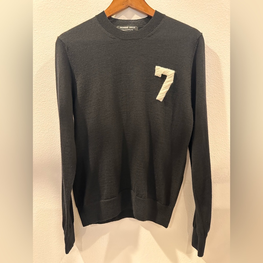 Commes Des Garçons Homme Deux 100% Wool Sweater -Size Medium